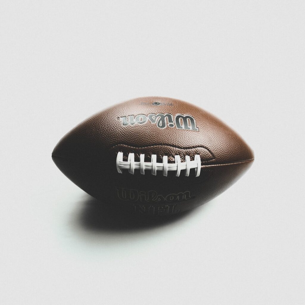 football ball on the white surface