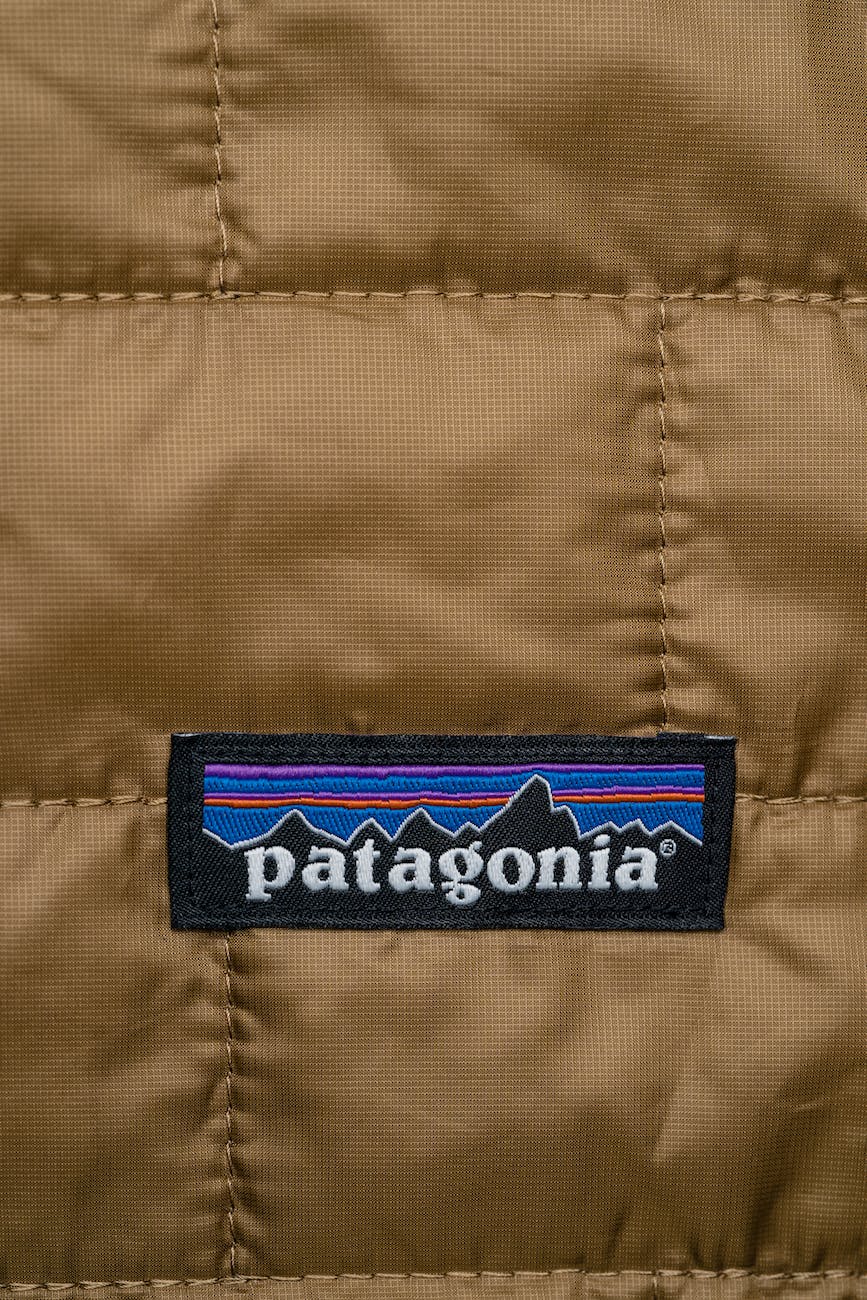 patagonia logo on fabric