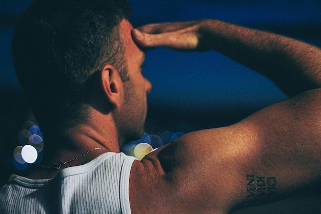 masculine side of the body