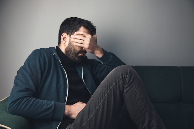 men suffering from depression